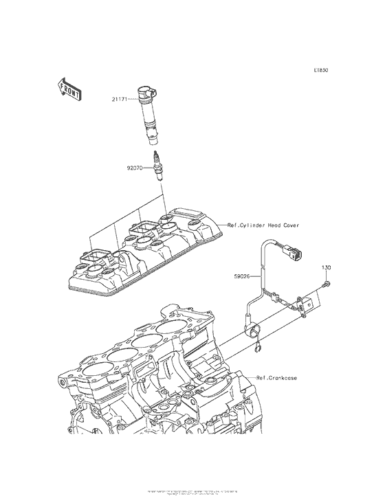 ZX636 Система зажигания