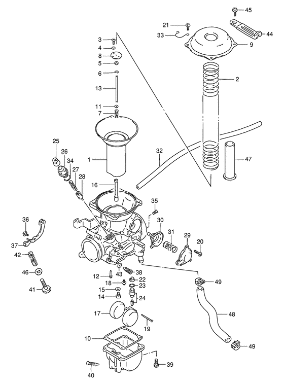Carburetor assy