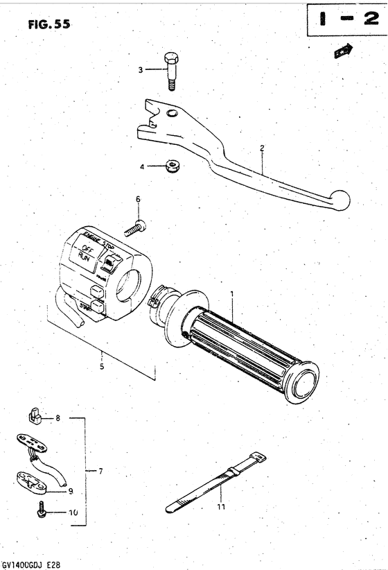 Right handle switch