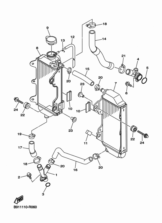 Radiator & hose