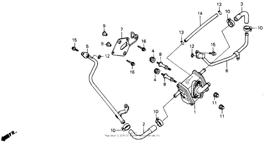 CB125T Воздушный клапан всасывания