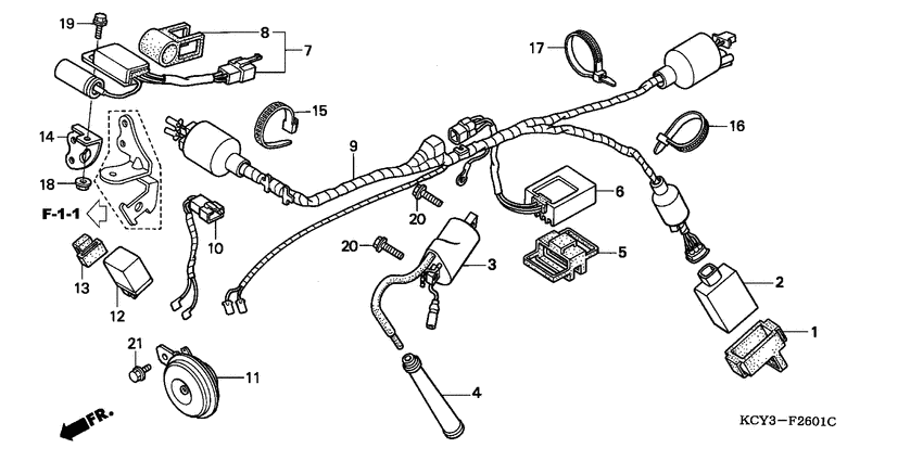 Wire harness/ ignition coil