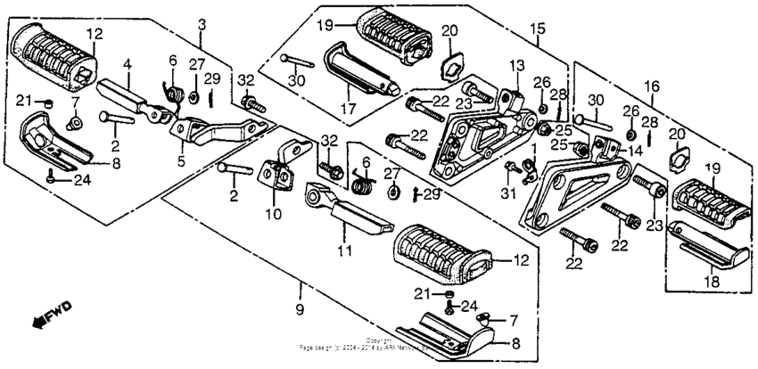 Footpegs