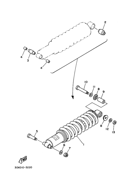 XT250T ﾘﾔｻｽﾍﾟﾝｼﾖﾝ