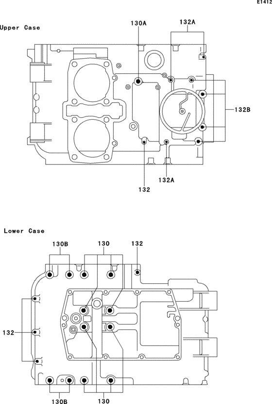EN500 Болты крепления картера