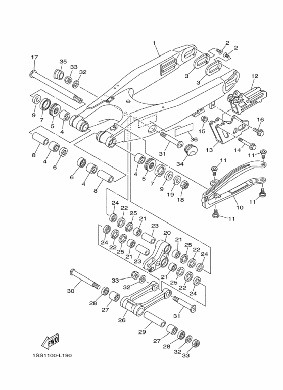  Задний рычаг и подвеска