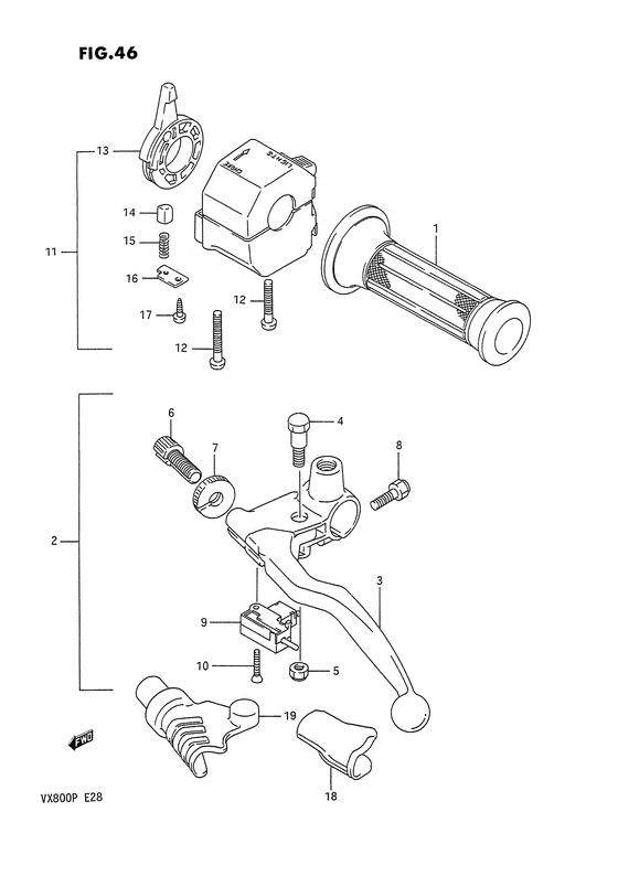 Left handle switch