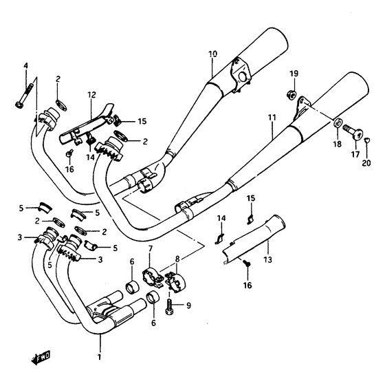 Muffler comp