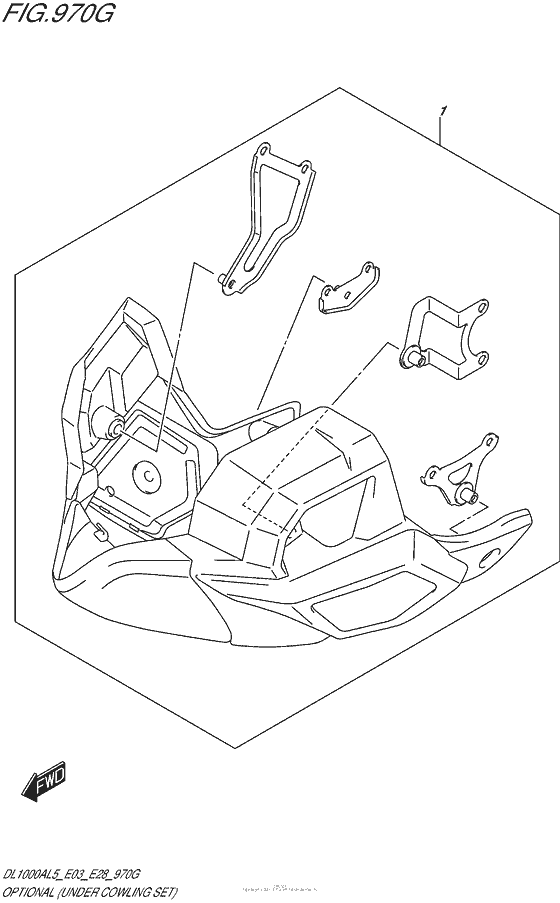 DL1000 (ABS) Optional (Under Cowling Set)