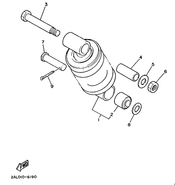 YSR80 Задняя подвеска
