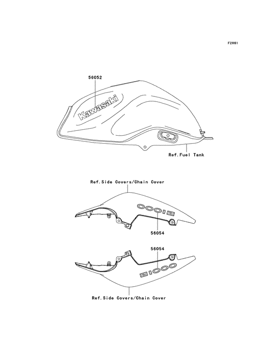 ZR1000 Наклейки