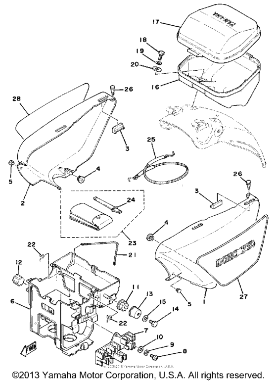 Side cover - battery box
