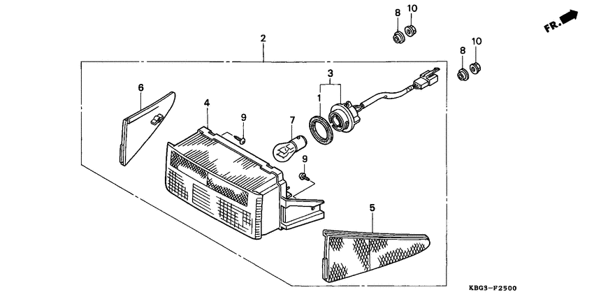 Taillight unit ass`y