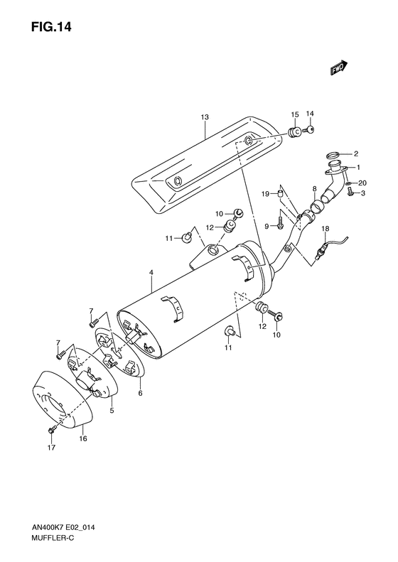 Muffler comp