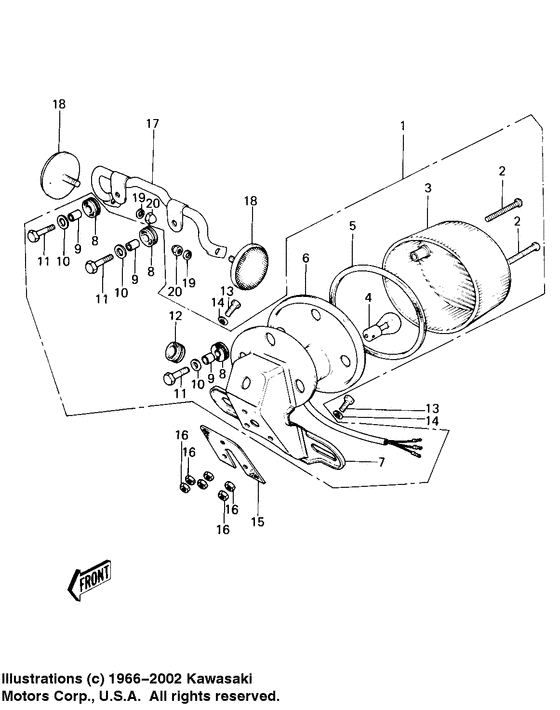 Taillight unit ass`y