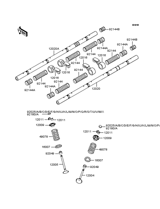 Rocker arms/valves