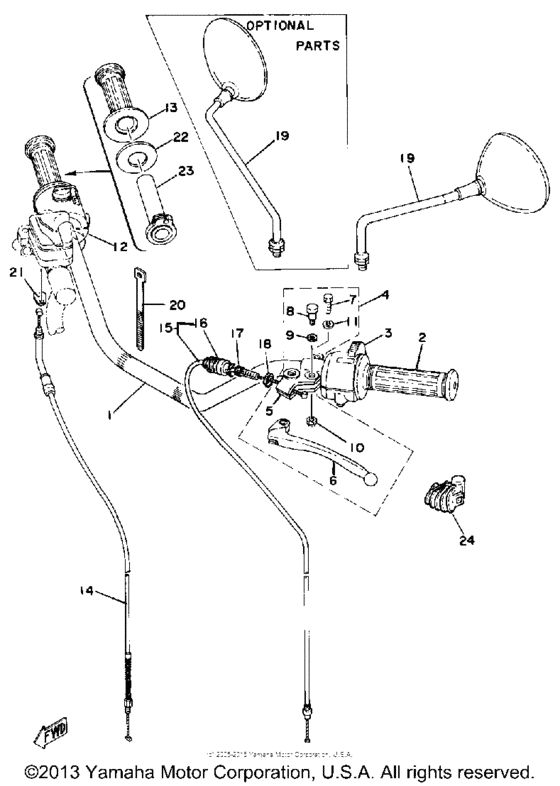 Handle wire