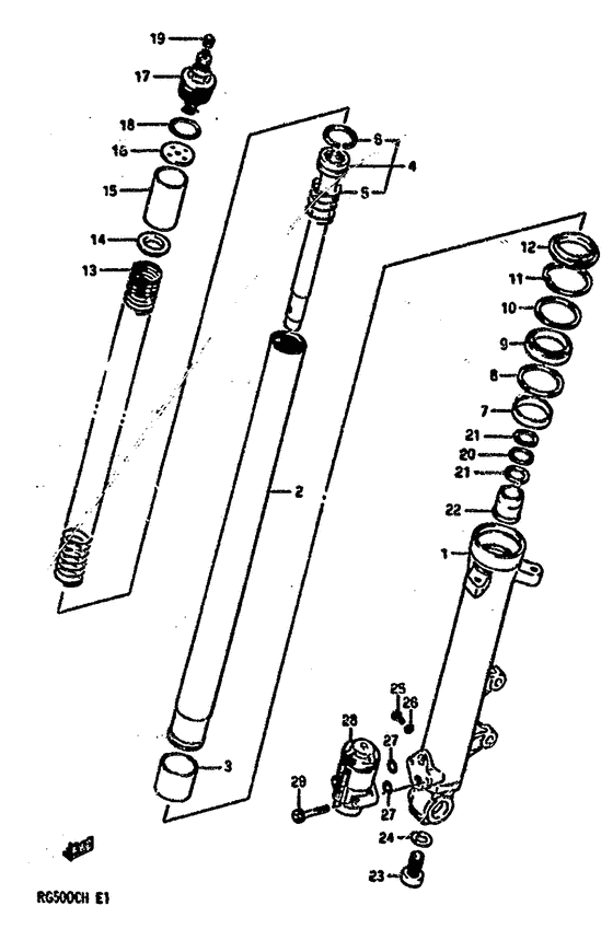 Front right damper