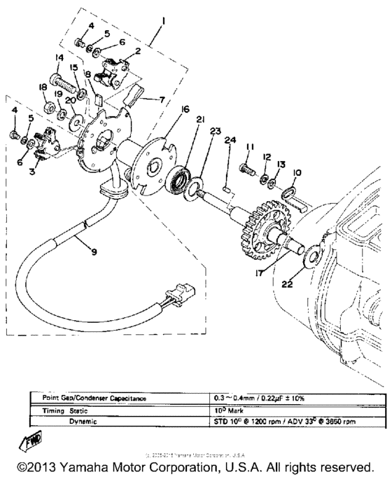Contact breaker governor