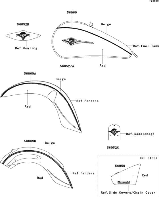 VN900 Decals(red / beige)(dcf)