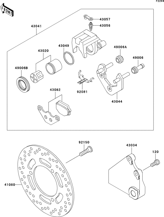 Rear brake(d10)
