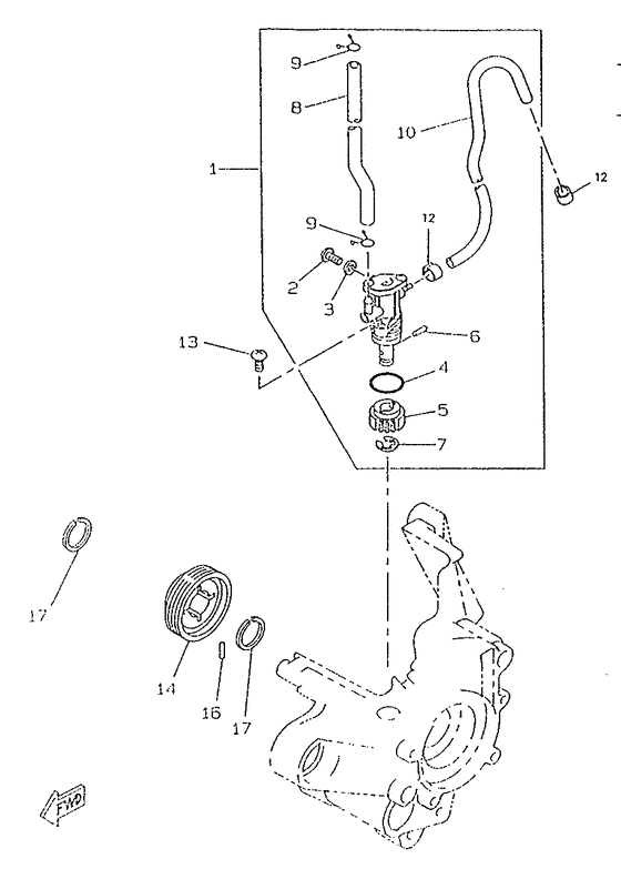 CW50RS Масляный насос