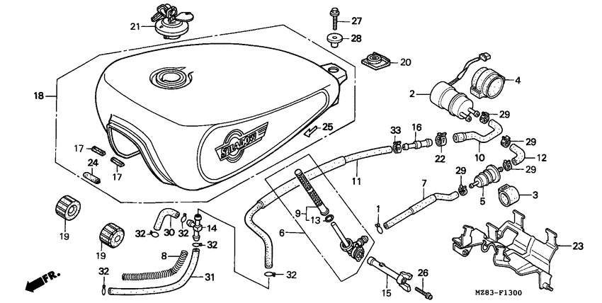 Fuel tank/fuel pump