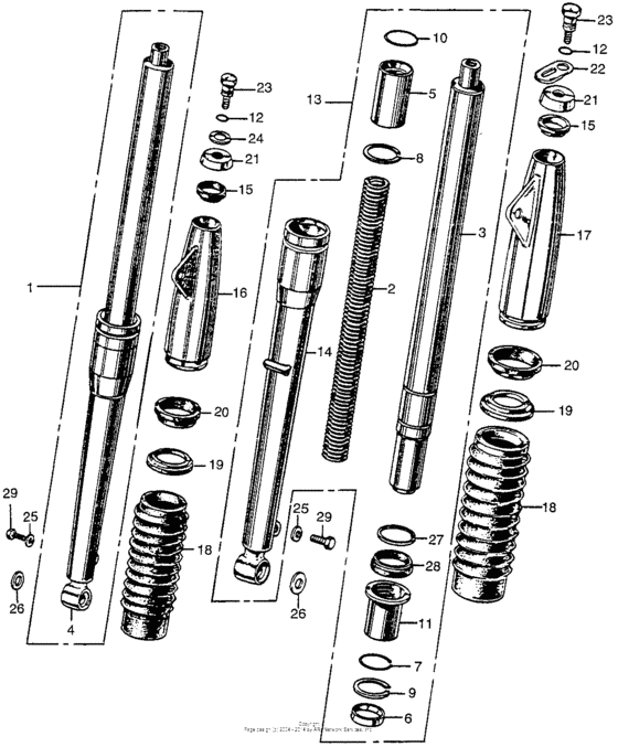 Cl175 front fork