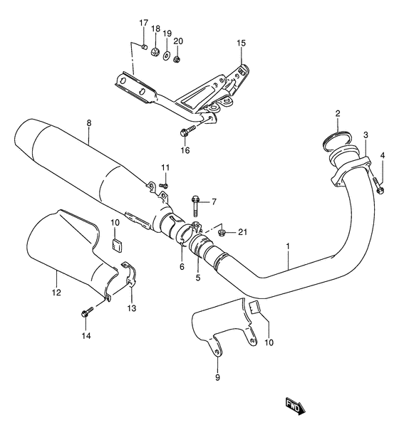 Muffler comp