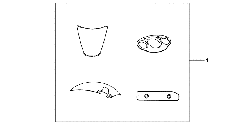SZX50 On-road printed parts kit