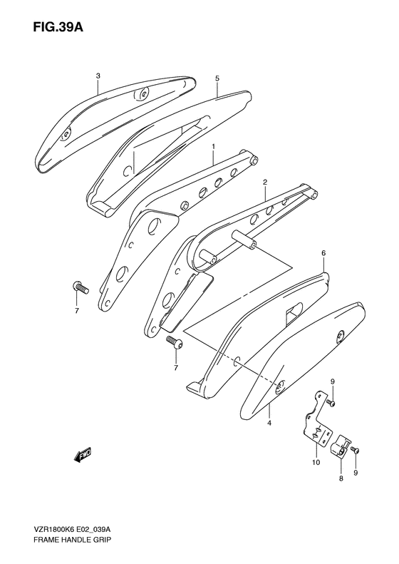 VZR1800 Frame handle grip