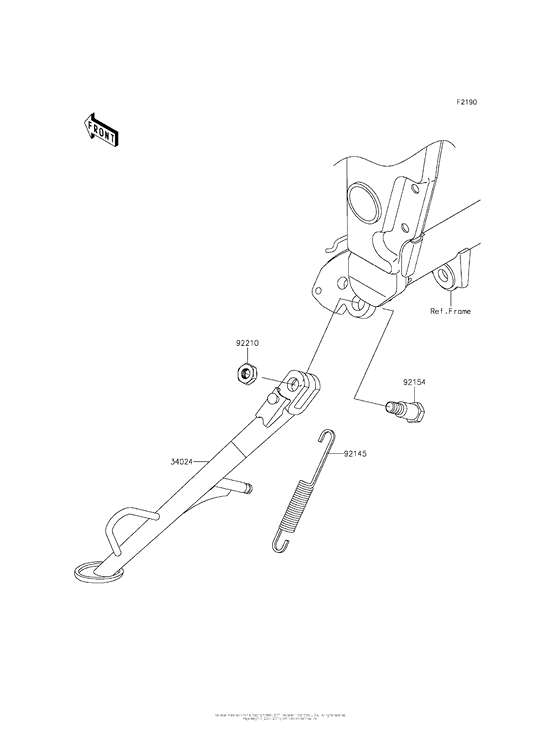 EX300 Подножка
