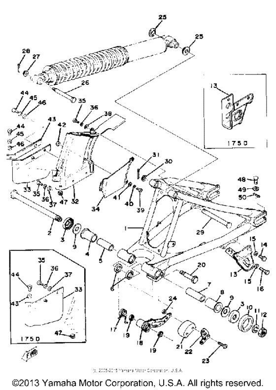 Rear arm - chain case