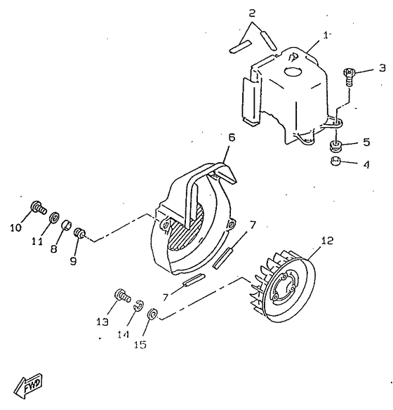 CW50RS Кожух вентилятора