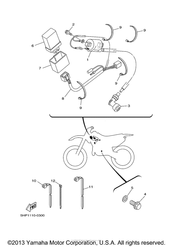 TT125RM Электрика
