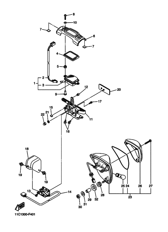 Taillight unit ass`y