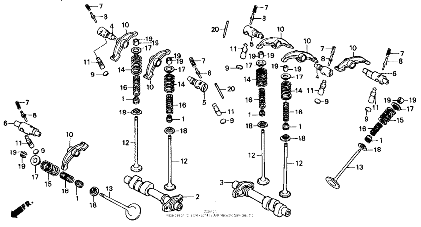 VT700C Распределительный вал