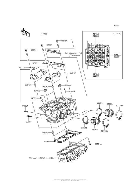  Головка цилиндров