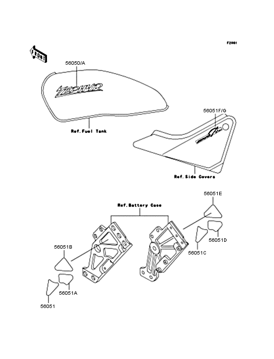 ZR400 Наклейки