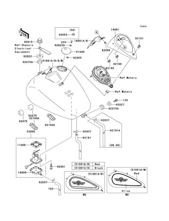 Fuel tank(1/3)(vn1500-n1/n2)
