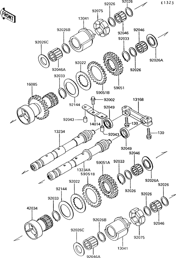 ZG1200 Валансирный вал