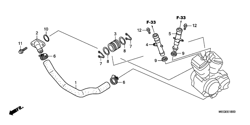 VT750CA Труба водная