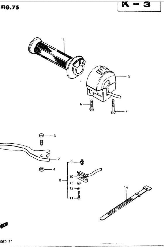 Right handle switch