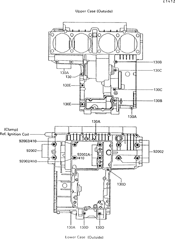 ZG1200 Болты крепления картера