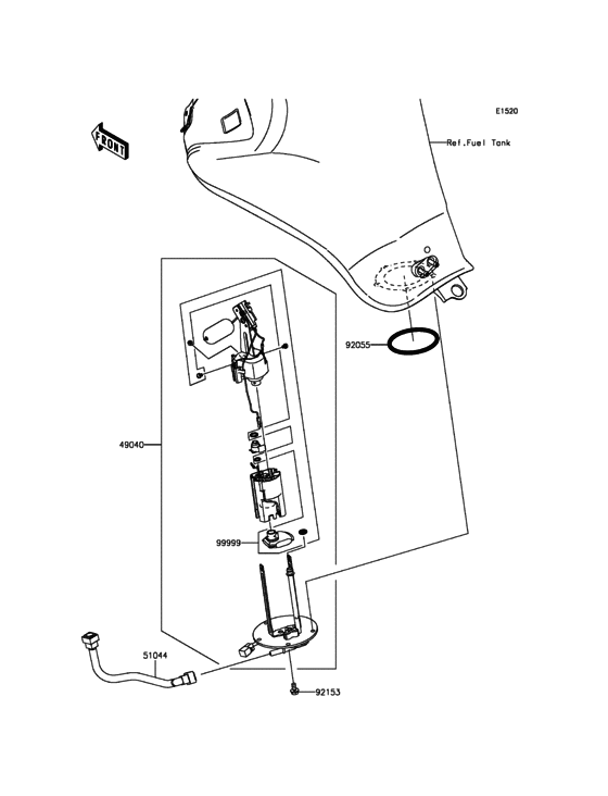 EX650 Топливный насос