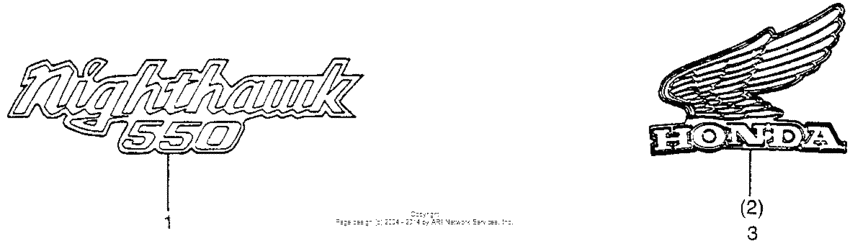 CB550 Эмблема