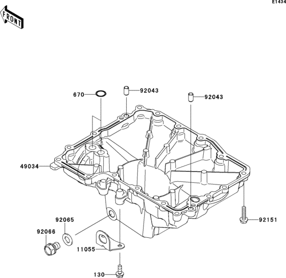 ZR1000 Маслянный поддон