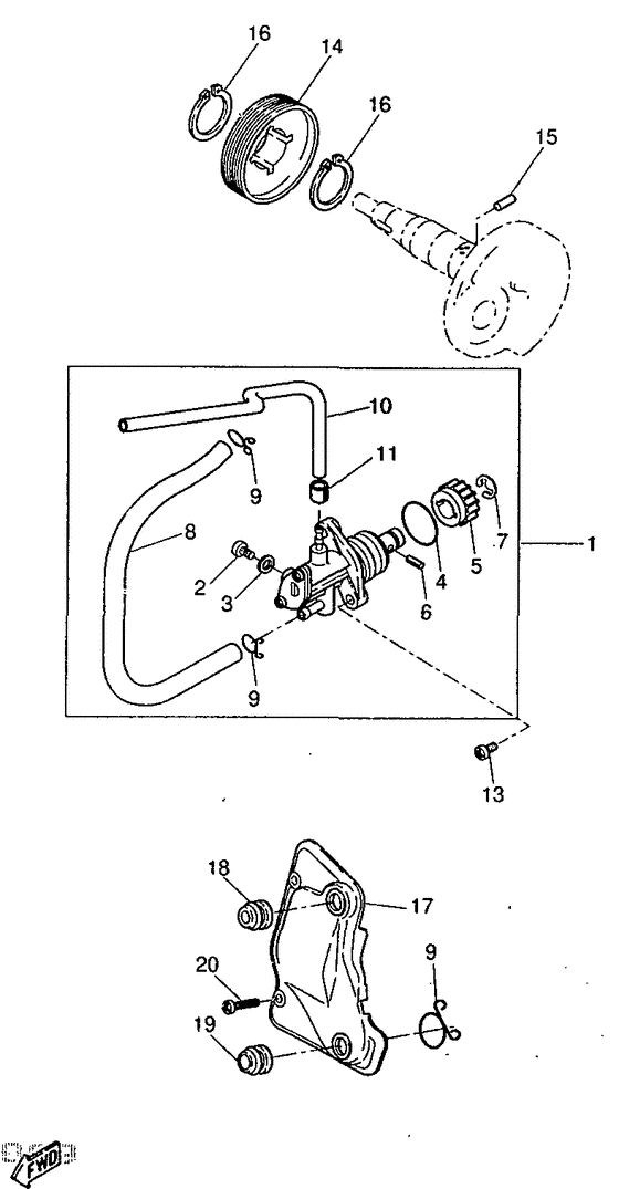 YQ50 Масляный насос
