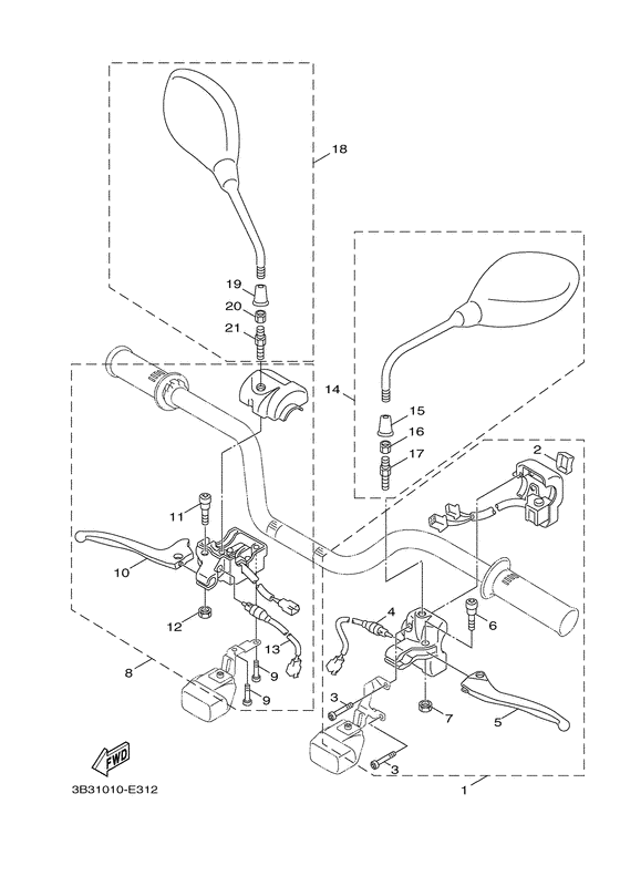 Handle switch & lever