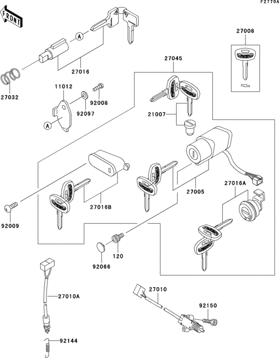 VN800 Ignition switch(vn800-b7)